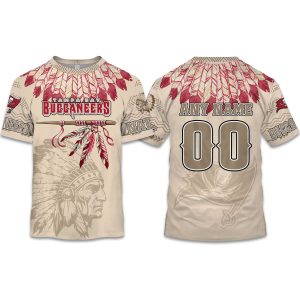 2025 Personalized Buccaneers Football Native American Heritage Shirt 1