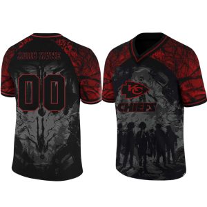 Chiefs Stranger Things 2025 Football Jersey 1