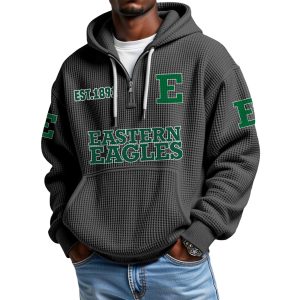 Eastern Eagles EST 1891 Quarter Zip Waffle Hoodie 1