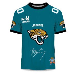 Personalized Jaguars Bad Bunny Bowl LX 2025 2026 Shirt 1