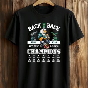 Eagles Back 2 Back Champions 2024 2025 Shirt (1)