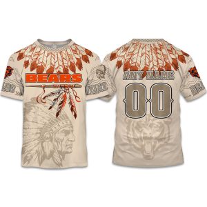 2025 Personalized Bears Football Native American Heritage Shirt 1