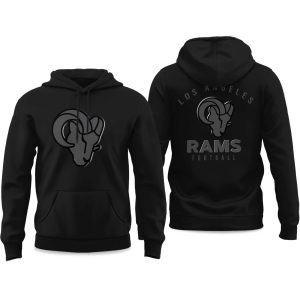 2025 Rams Back In Black Hoodie 1