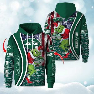 Jets The Grnch Christmas Football Hoodie 1
