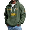 ASU EST 1901 Quarter Zip Waffle Hoodie 8 ASU EST 1901 Quarter Zip Waffle Hoodie 4