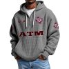 ATM EST 1894 Quarter Zip Waffle Hoodie 7 ATM EST 1894 Quarter Zip Waffle Hoodie 3