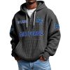 Air Force EST 1955 Quarter Zip Waffle Hoodie 1