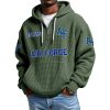 Air Force EST 1955 Quarter Zip Waffle Hoodie 8 Air Force EST 1955 Quarter Zip Waffle Hoodie 4