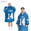 Amon-Ra St. Brown 14 Lions Football Unisex Blanket Hoodie 6 Amon Ra St. Brown 14 Lions Football Unisex Blanket Hoodie (1)