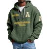 Appalachian State EST 1928 Quarter Zip Waffle Hoodie 3