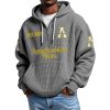 Appalachian State EST 1928 Quarter Zip Waffle Hoodie 4