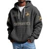 Army West Point EST 1890 Quarter Zip Waffle Hoodie 6 Army West Point EST 1890 Quarter Zip Waffle Hoodie 2