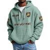 Army West Point EST 1890 Quarter Zip Waffle Hoodie 7 Army West Point EST 1890 Quarter Zip Waffle Hoodie 3