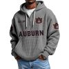 Auburn EST 1892 Quarter Zip Waffle Hoodie 8 Auburn EST 1892 Quarter Zip Waffle Hoodie 4
