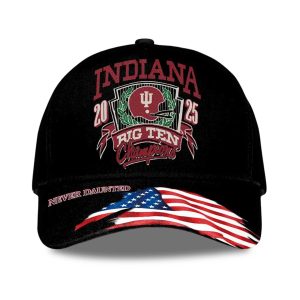 Indiana Hoosiers Football 2025 Big Ten Champions Hat (1)