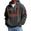 Baltimore EST 1894 Waffle Quarter Zip Hoodie 11 Baltimore EST 1894 Waffle Quarter Zip Hoodie (1)