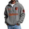 Baltimore EST 1894 Waffle Quarter Zip Hoodie 8 Baltimore EST 1894 Waffle Quarter Zip Hoodie (4)