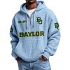 Baylor EST 1899 Quarter Zip Waffle Hoodie 6 Baylor EST 1899 Quarter Zip Waffle Hoodie 2