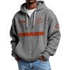 Bears EST 1920 Quarter Zip Waffle Hoodie 8 Bears EST 1920 Quarter Zip Waffle Hoodie 4