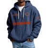 Bears EST 1920 Quarter Zip Waffle Hoodie 9 Bears EST 1920 Quarter Zip Waffle Hoodie 5