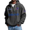 Bills EST 1959 Waffle Quarter Zip Hoodie 8 Bills EST 1959 Waffle Quarter Zip Hoodie 4