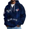 Blue Jays American League Champions 2025 Quarter Zip Waffle Hoodie 6 Blue Jays American League Champions 2025 Quarter Zip Waffle Hoodie (1)