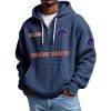 Boise State EST 1939 Quarter Zip Waffle Hoodie 5