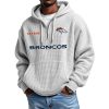 Broncos Personalized Quarter Zip Waffle Hoodie 7 Broncos Personalized Quarter Zip Waffle Hoodie (5)