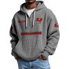 Buccaneers EST 1974 Quarter Zip Waffle Hoodie 4
