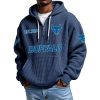 Buffalo EST 1894 Quarter Zip Waffle Hoodie 2