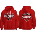 Bulldogs Back To Back SEC Champions 2025 Hoodie