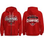 Bulldogs Back To Back SEC Champions 2025 Zip Hoodie
