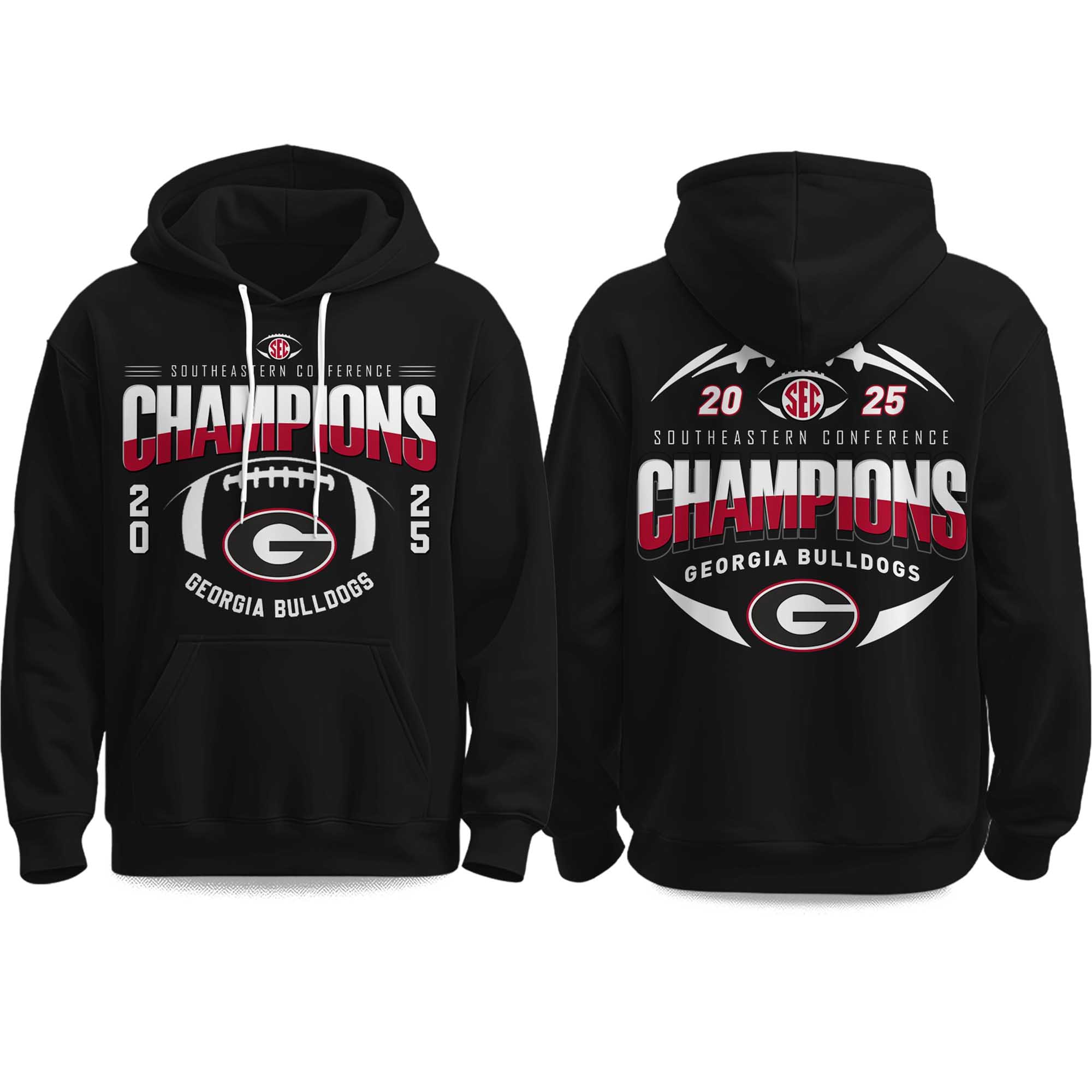 Bulldogs SEC Champions 2025 Hoodie Bulldogs SEC Champions 2025 Hoodie