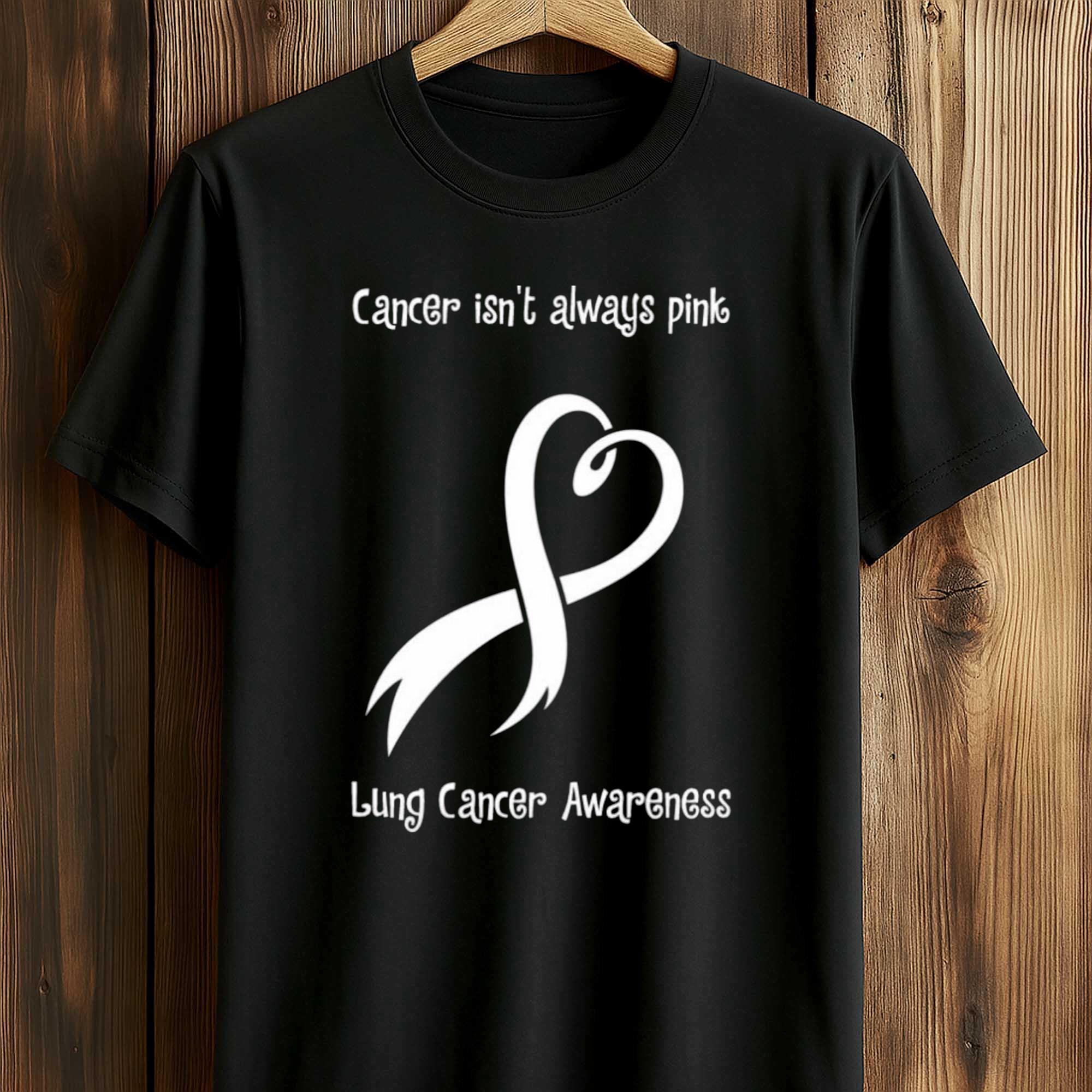 Cancer Isn't Always Pink Lung Cancer Awareness Shirt Cancer Isn't Always Pink Lung Cancer Awareness Shirt