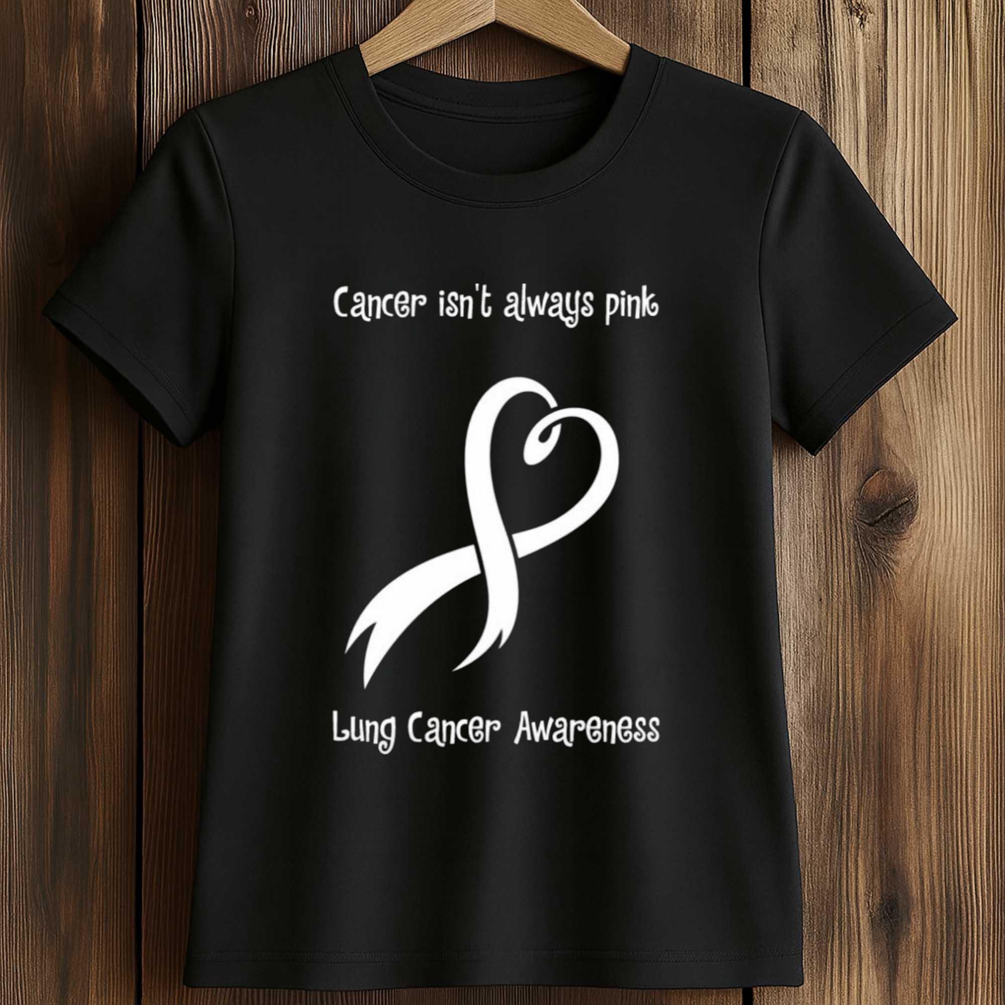 Cancer Isn't Always Pink Lung Cancer Awareness Shirt 2 Cancer Isn't Always Pink Lung Cancer Awareness Shirt (2)