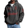 Cardinal EST 1891 Quarter Zip Waffle Hoodie 6 Cardinal EST 1891 Quarter Zip Waffle Hoodie 2