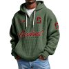 Cardinal EST 1891 Quarter Zip Waffle Hoodie 9 Cardinal EST 1891 Quarter Zip Waffle Hoodie 5