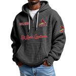 Cardinals EST 1882 Waffle Quarter Zip Hoodie