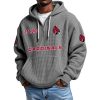 Cardinals EST 1924 Quarter Zip Waffle Hoodie 3