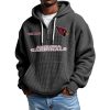 Cardinals Personalized Quarter Zip Waffle Hoodie 1