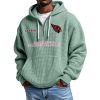Cardinals Personalized Quarter Zip Waffle Hoodie 6 Cardinals Personalized Quarter Zip Waffle Hoodie 2
