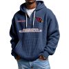 Cardinals Personalized Quarter Zip Waffle Hoodie 9 Cardinals Personalized Quarter Zip Waffle Hoodie 5