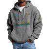 Chargers EST 1959 Quarter Zip Waffle Hoodie 3