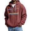 Chargers Personalized Quarter Zip Waffle Hoodie 5