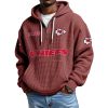 Chiefs EST 1959 Waffle Quarter Zip Hoodie 9 Chiefs EST 1959 Waffle Quarter Zip Hoodie 5