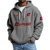 Chippewas EST 1896 Quarter Zip Waffle Hoodie 8 Chippewas EST 1896 Quarter Zip Waffle Hoodie 4