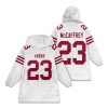 Christian McCaffrey 23 49ers Football Unisex Blanket Hoodie 1
