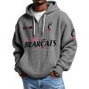 Cincinnati Bearcats EST 1885 Quarter Zip Waffle Hoodie 7 Cincinnati Bearcats EST 1885 Quarter Zip Waffle Hoodie 3