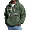Coastal Carolina Chantileers EST 2003 Quarter Zip Waffle Hoodie 4