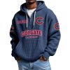 Colgate Raiders EST 1896 Quarter Zip Waffle Hoodie 5